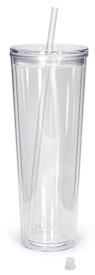 24oz Acrylic Snowglobe Tumbler