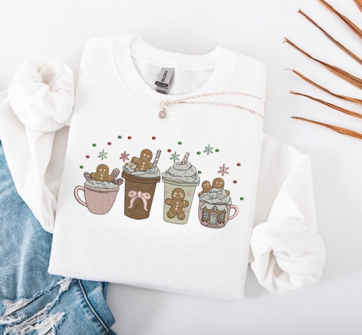 Christmas Embroidered Crewneck
