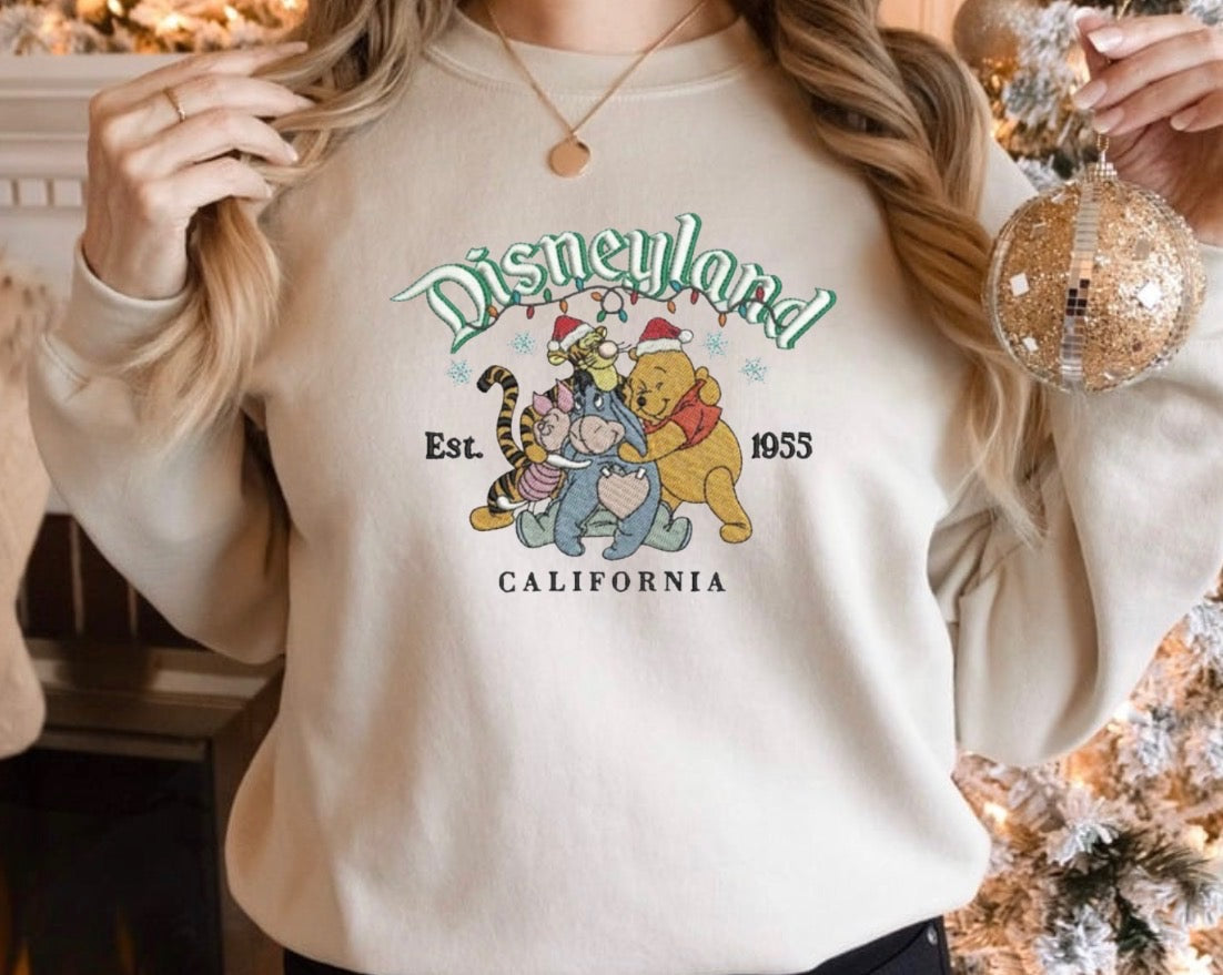 Christmas Embroidered Crewneck