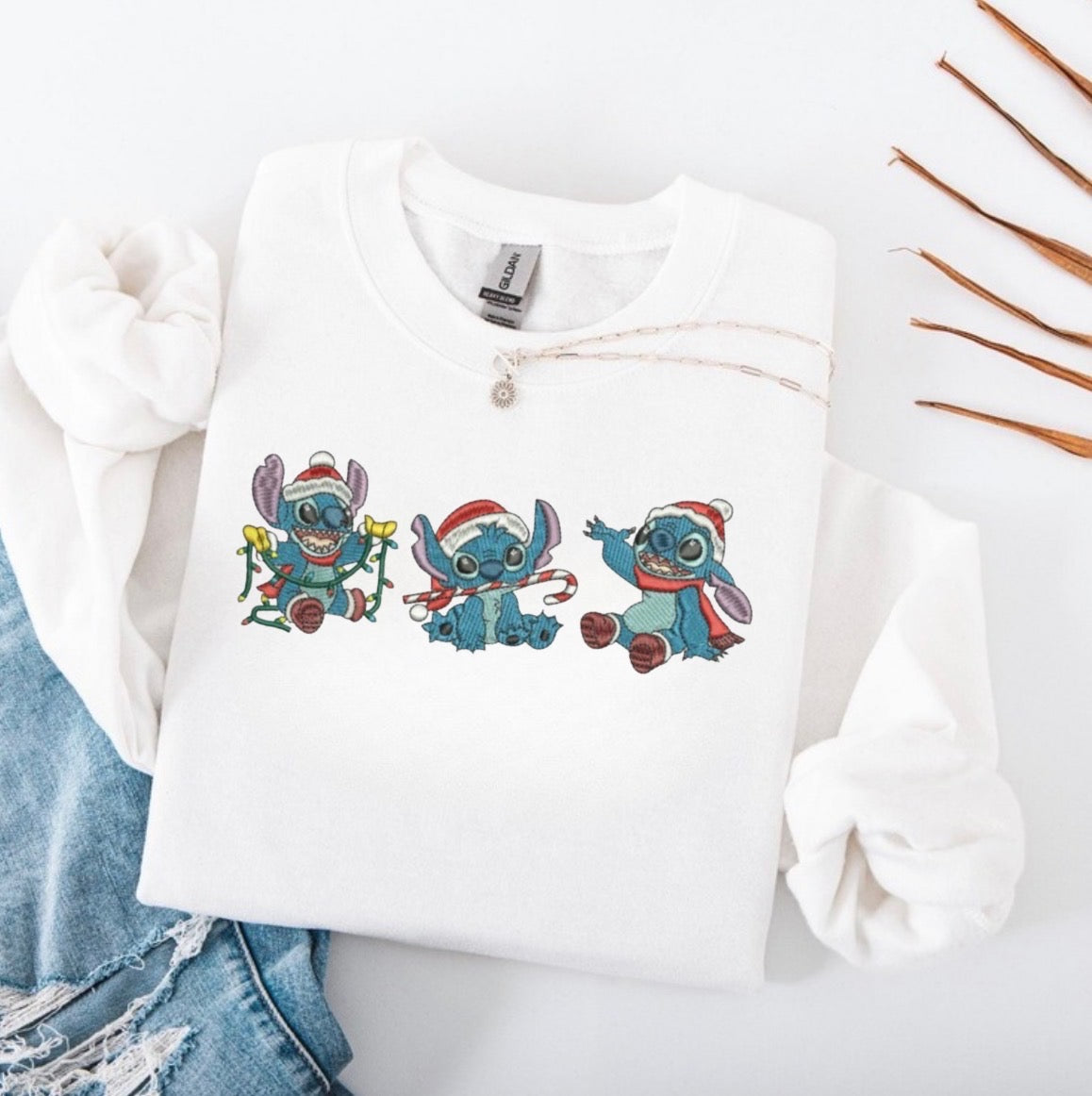 Christmas Embroidered Crewneck