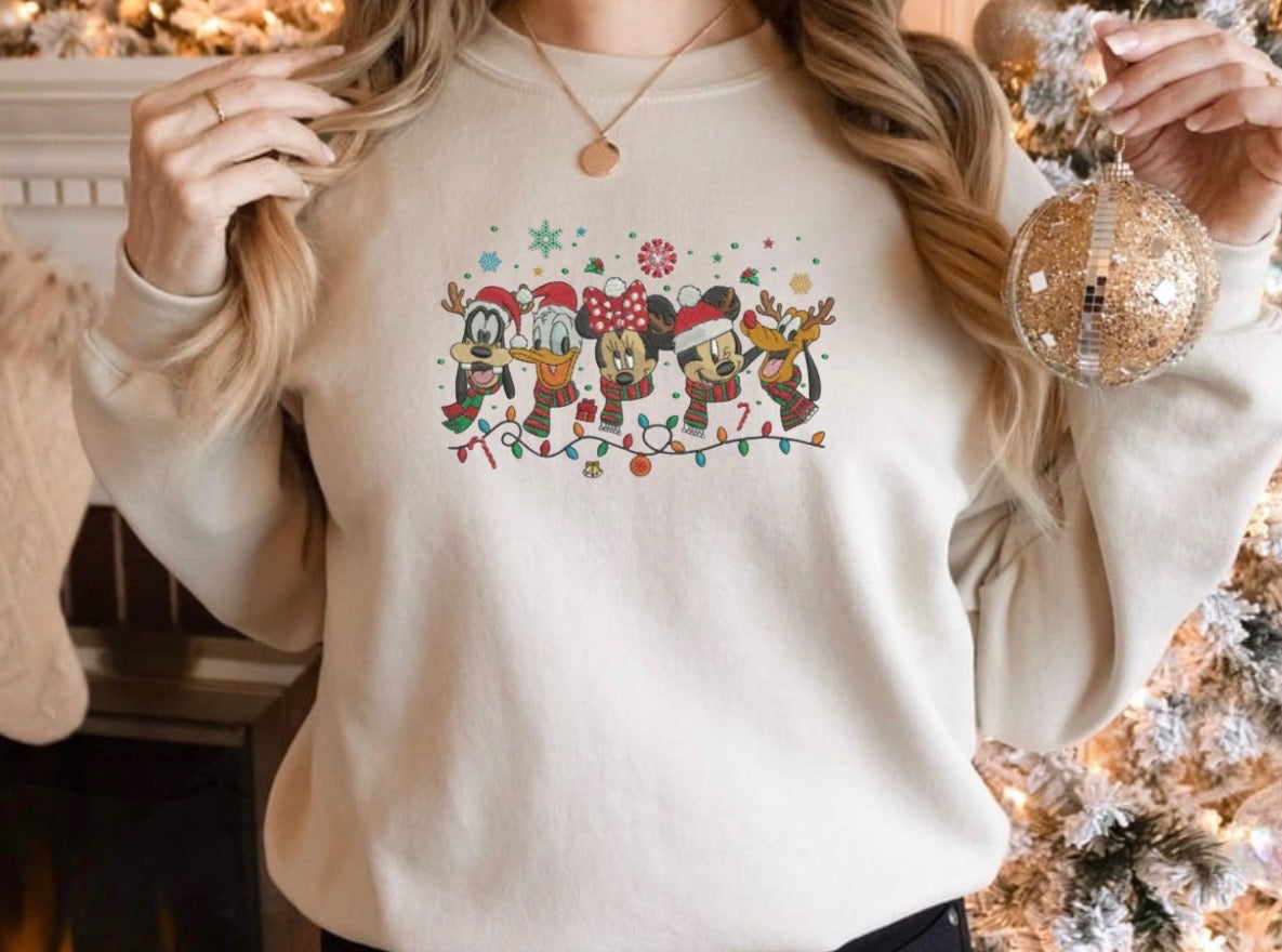 Christmas Embroidered Crewneck