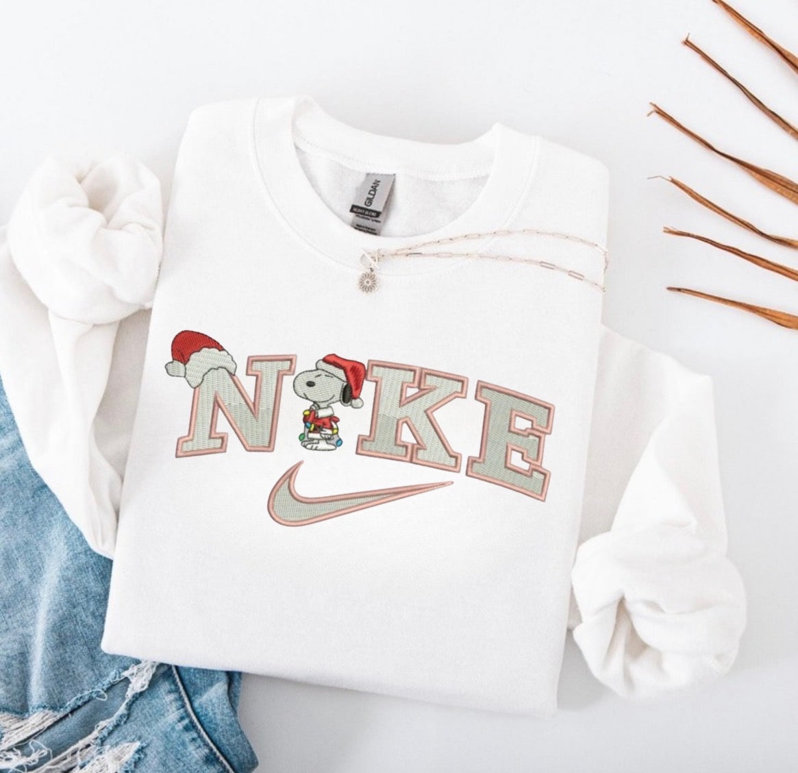 Christmas Embroidered Crewneck