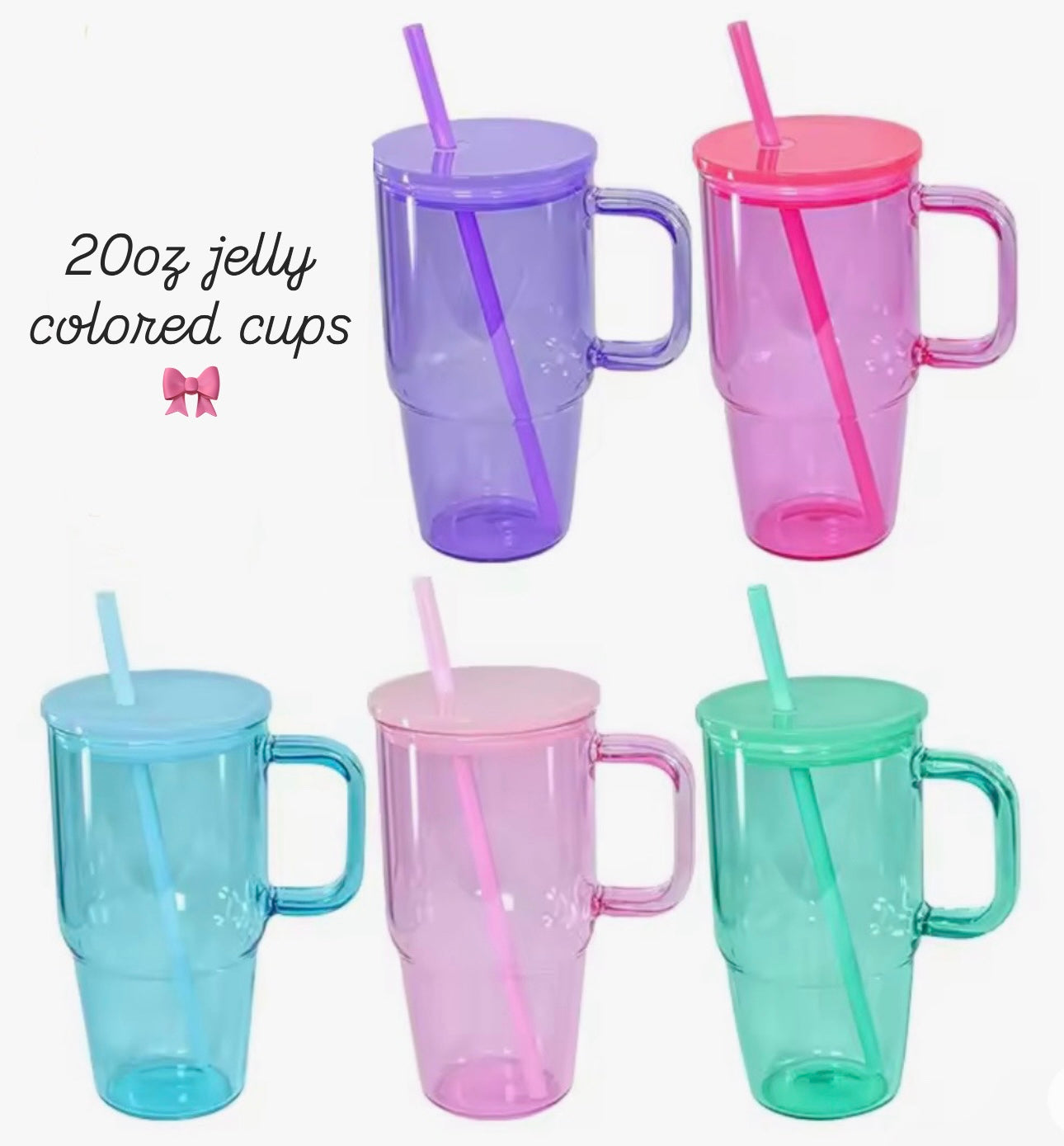 20oz Jelly Colored Cup
